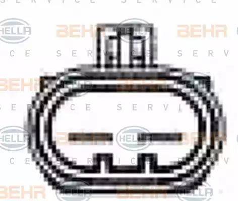 BEHR HELLA Service 8EW 351 044-471 - Вентилятор, охолодження двигуна autocars.com.ua