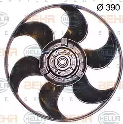 BEHR HELLA Service 8EW 351 150-134 - Вентилятор, охлаждение двигателя autodnr.net