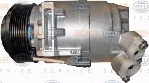 BEHR HELLA Service 8FK 351 001-391 - Компресор, кондиціонер autocars.com.ua