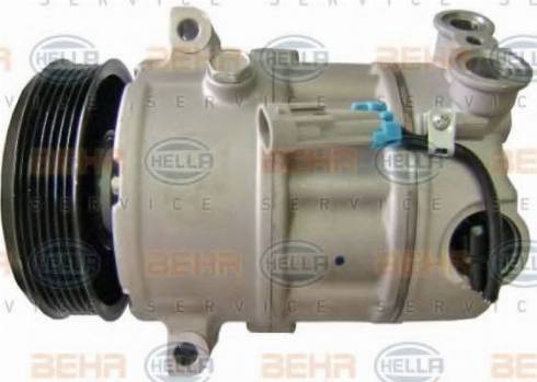 BEHR HELLA Service 8FK 351 001-901 - Компресор, кондиціонер autocars.com.ua