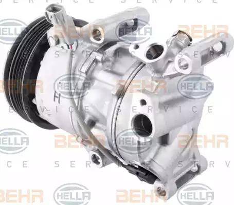 BEHR HELLA Service 8FK 351 005-251 - Компресор, кондиціонер autocars.com.ua