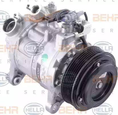 BEHR HELLA Service 8FK 351 100-101 - Компресор, кондиціонер autocars.com.ua