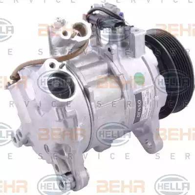 BEHR HELLA Service 8FK 351 100-101 - Компресор, кондиціонер autocars.com.ua