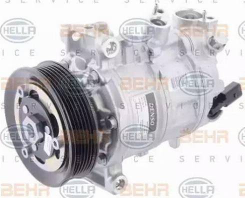 BEHR HELLA Service 8FK 351 105-211 - Компресор, кондиціонер autocars.com.ua