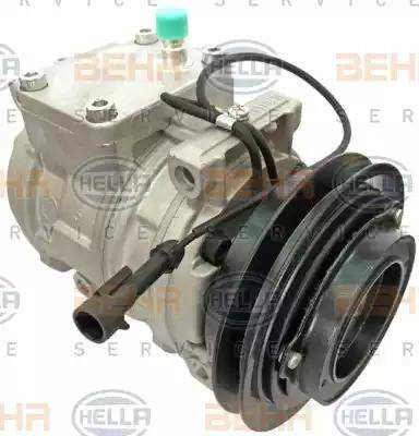 BEHR HELLA Service 8FK 351 108-921 - Компресор, кондиціонер autocars.com.ua