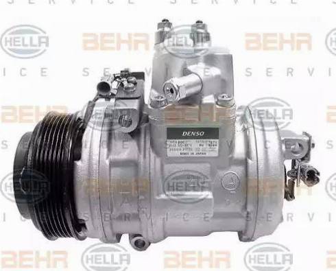 BEHR HELLA Service 8FK 351 109-111 - Компресор, кондиціонер autocars.com.ua