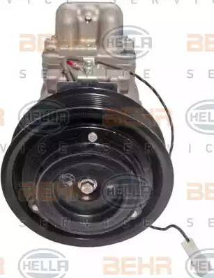 BEHR HELLA Service 8FK 351 110-991 - Компресор, кондиціонер autocars.com.ua