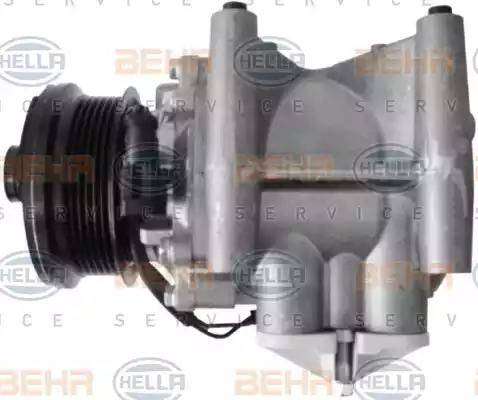 BEHR HELLA Service 8FK 351 113-221 - Компресор, кондиціонер autocars.com.ua