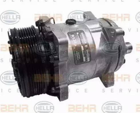 BEHR HELLA Service 8FK 351 124-051 - Компресор, кондиціонер autocars.com.ua