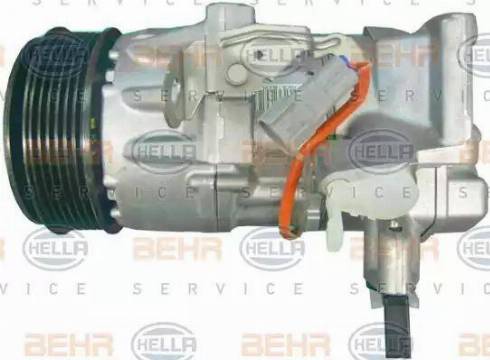 BEHR HELLA Service 8FK 351 125-201 - Компресор, кондиціонер autocars.com.ua