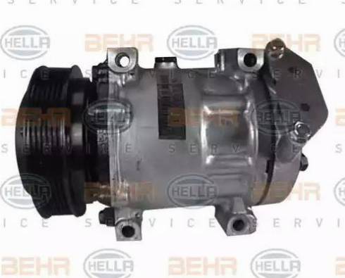 BEHR HELLA Service 8FK 351 126-111 - Компресор, кондиціонер autocars.com.ua