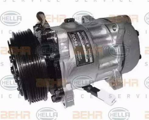 BEHR HELLA Service 8FK 351 126-361 - Компресор, кондиціонер autocars.com.ua