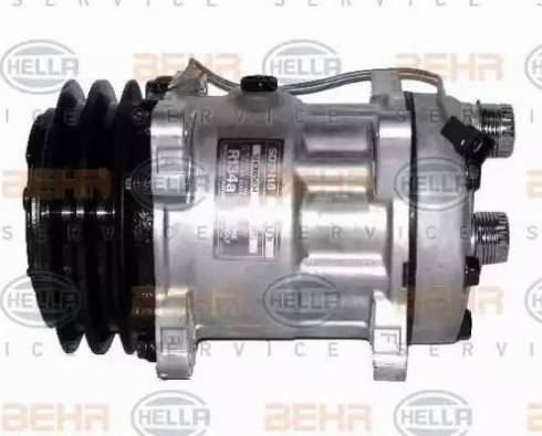 BEHR HELLA Service 8FK 351 126-411 - Компресор, кондиціонер autocars.com.ua