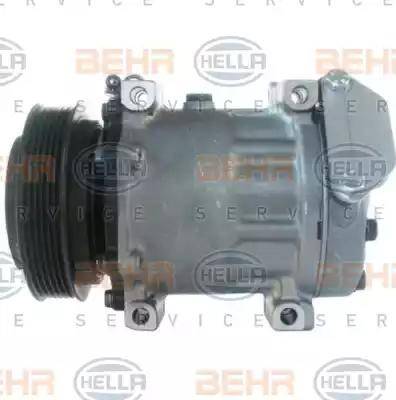 BEHR HELLA Service 8FK 351 126-611 - Компресор, кондиціонер autocars.com.ua