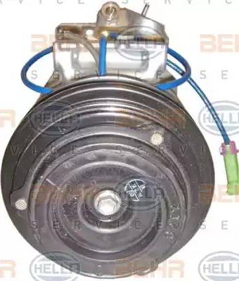 BEHR HELLA Service 8FK 351 126-961 - Компресор, кондиціонер autocars.com.ua