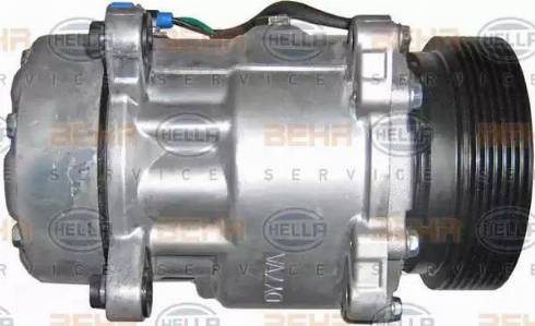 BEHR HELLA Service 8FK 351 127-021 - Компресор, кондиціонер autocars.com.ua