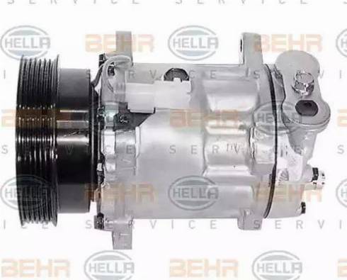 BEHR HELLA Service 8FK 351 127-221 - Компресор, кондиціонер autocars.com.ua