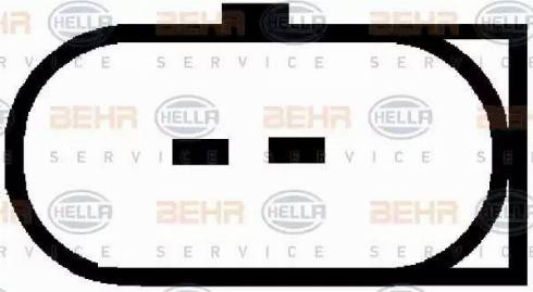BEHR HELLA Service 8FK 351 127-881 - Компресор, кондиціонер autocars.com.ua