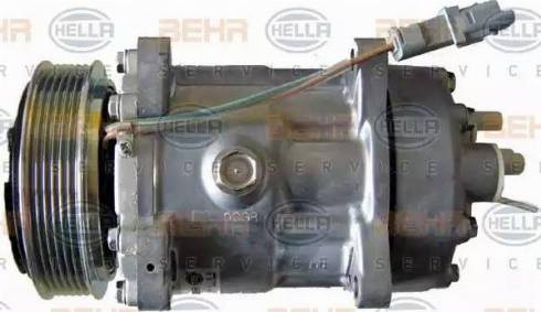 BEHR HELLA Service 8FK 351 127-491 - Компресор, кондиціонер autocars.com.ua