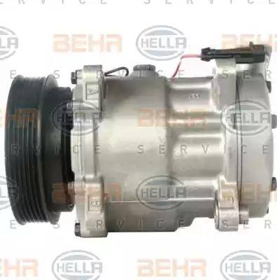 BEHR HELLA Service 8FK 351 127-801 - Компресор, кондиціонер autocars.com.ua