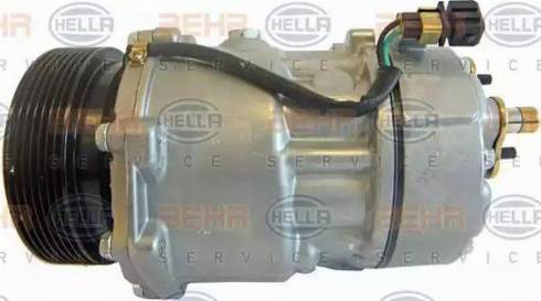 BEHR HELLA Service 8FK 351 127-851 - Компресор, кондиціонер autocars.com.ua