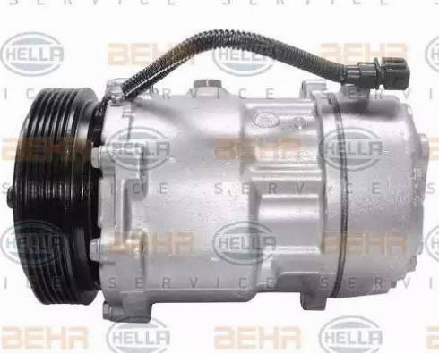 BEHR HELLA Service 8FK 351 127-931 - Компресор, кондиціонер autocars.com.ua