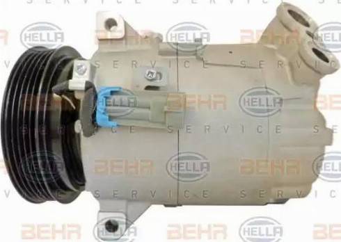 BEHR HELLA Service 8FK 351 128-541 - Компресор, кондиціонер autocars.com.ua