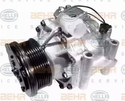 BEHR HELLA Service 8FK 351 129-001 - Компресор, кондиціонер autocars.com.ua