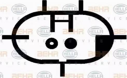 BEHR HELLA Service 8FK 351 129-611 - Компресор, кондиціонер autocars.com.ua