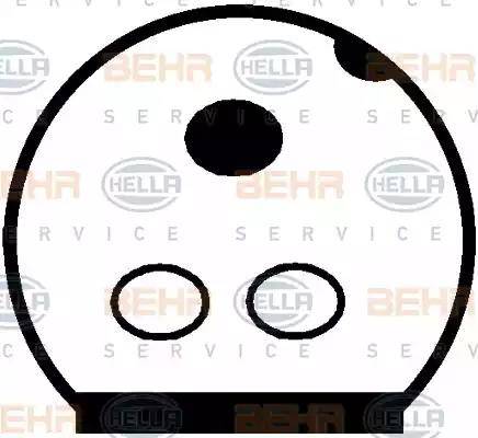 BEHR HELLA Service 8FK 351 131-011 - Компресор, кондиціонер autocars.com.ua