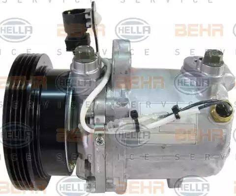 BEHR HELLA Service 8FK 351 131-011 - Компресор, кондиціонер autocars.com.ua