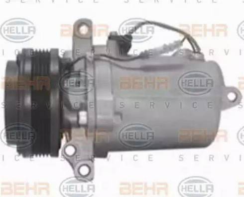 BEHR HELLA Service 8FK 351 131-651 - Компресор, кондиціонер autocars.com.ua