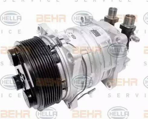 BEHR HELLA Service 8FK 351 132-061 - Компресор, кондиціонер autocars.com.ua