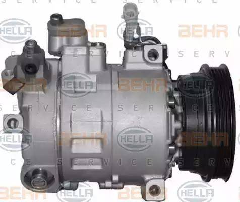 BEHR HELLA Service 8FK 351 132-591 - Компресор, кондиціонер autocars.com.ua