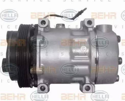 BEHR HELLA Service 8FK 351 132-751 - Компресор, кондиціонер autocars.com.ua