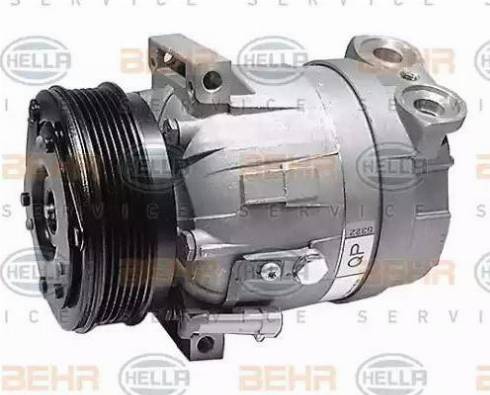 BEHR HELLA Service 8FK 351 134-081 - Компресор, кондиціонер autocars.com.ua