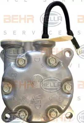 BEHR HELLA Service 8FK 351 134-161 - Компресор, кондиціонер autocars.com.ua