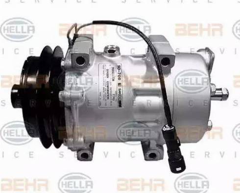 BEHR HELLA Service 8FK 351 134-191 - Компресор, кондиціонер autocars.com.ua