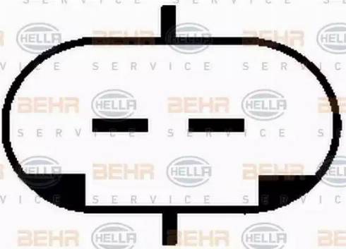 BEHR HELLA Service 8FK 351 134-261 - Компресор, кондиціонер autocars.com.ua