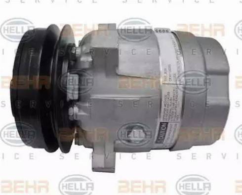 BEHR HELLA Service 8FK 351 134-411 - Компресор, кондиціонер autocars.com.ua