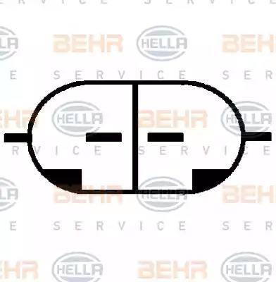 BEHR HELLA Service 8FK 351 134-951 - Компресор, кондиціонер autocars.com.ua