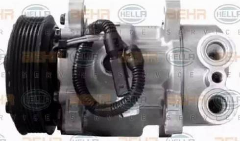 BEHR HELLA Service 8FK 351 134-661 - Компресор, кондиціонер autocars.com.ua