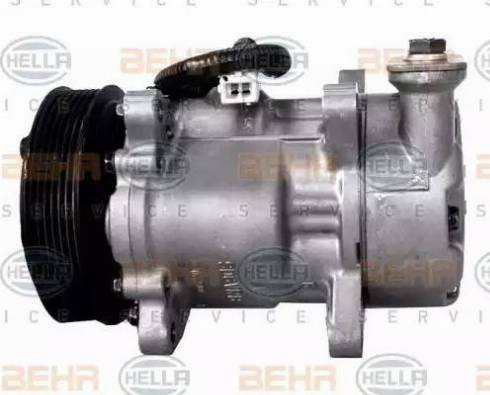 BEHR HELLA Service 8FK 351 134-661 - Компресор, кондиціонер autocars.com.ua