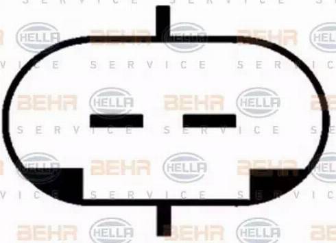 BEHR HELLA Service 8FK 351 134-811 - Компресор, кондиціонер autocars.com.ua