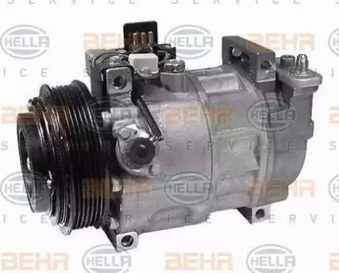 BEHR HELLA Service 8FK 351 175-521 - Компресор, кондиціонер autocars.com.ua