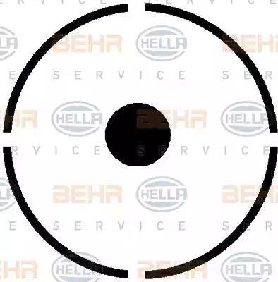 BEHR HELLA Service 8FK 351 176-501 - Компресор, кондиціонер autocars.com.ua