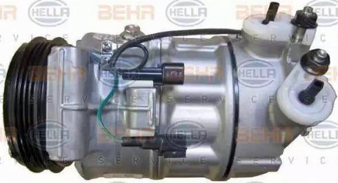 BEHR HELLA Service 8FK 351 272-221 - Компресор, кондиціонер autocars.com.ua