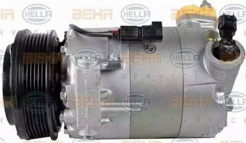 BEHR HELLA Service 8FK 351 272-391 - Компресор, кондиціонер autocars.com.ua