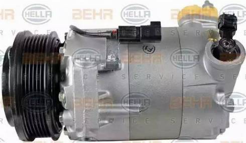 BEHR HELLA Service 8FK 351 272-391 - Компресор, кондиціонер autocars.com.ua