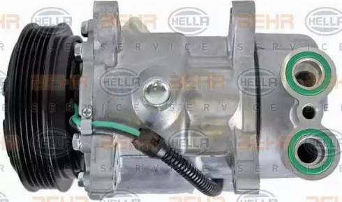 BEHR HELLA Service 8FK 351 316-931 - Компресор, кондиціонер autocars.com.ua